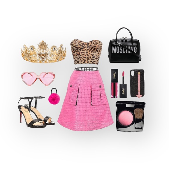 new Ostwald Helgason ๐ Fashion Forward Rosette A Line Skirt ๐ Barbie Pink ๐ 2 - Picture 13 of 16